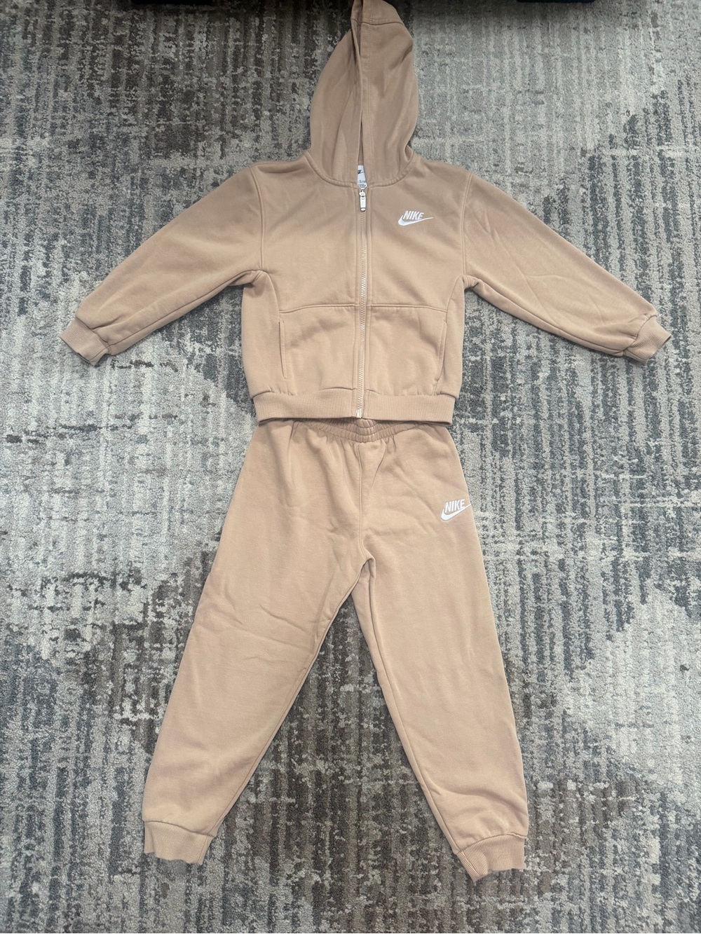Nike Tan Hoodie & Jogger Set